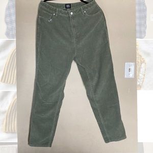 🪐BDG Olive Green Mom High Rise Corduroy Pants